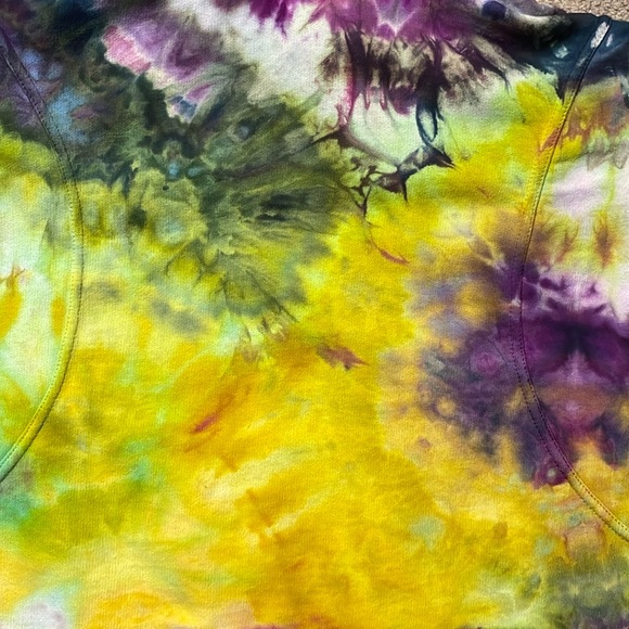 Free People Movement In Motion Muscle Hoodie Sweatshirt size Medium NEW Tie Dye - Picture 8 of 10